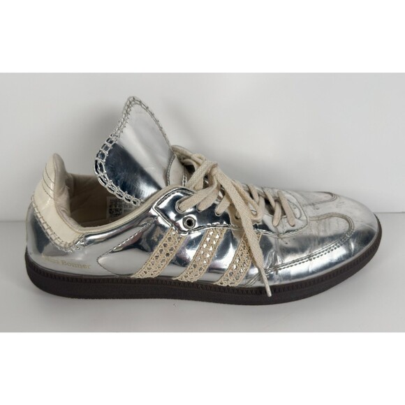 Authentic Adidas Samba Wales Bonner Silver Metallic Men\'s Size US 10.5 main image 5